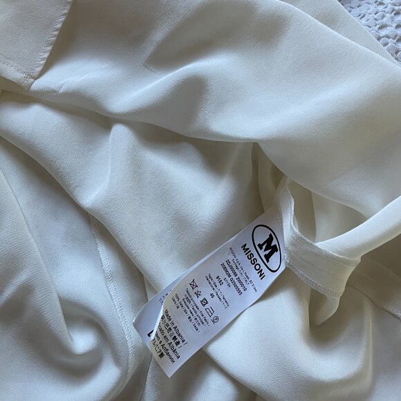 Missoni Collection white silk blouse - Picture 4 of 4
